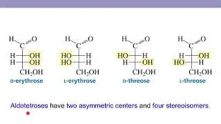 Organic Chemistry II - Chapter 20- Part 1 -Types of sugars, their oxidation and reduction