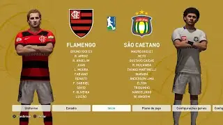 Pro Evolution Soccer 6 Remake Season 2006-2007: FLAMENGO x SÃO CAETANO #playstation5 #gameplay #pes6