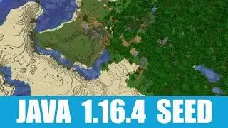 Minecraft Java 1.16.4 Seed: Village with two blacksmiths, jungle and desert temples. Lots of loot!