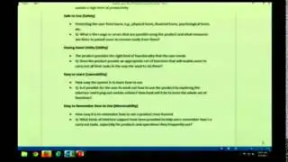 HCI   Usability Goals: LT2, Slide 21 & Doc