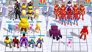 Super Hero Monster : Merge Poppy Playtime Vs Blue Monster 2 , Epic Merge Battle
