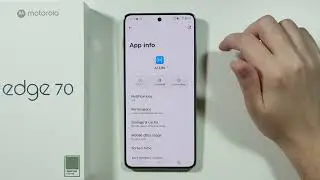 Motorola Edge 70: как очистить кэш приложений