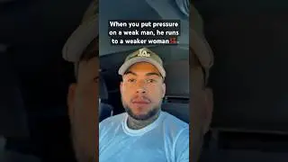 Weak Men Run to Weaker Women to Avoid Growing Up‼️