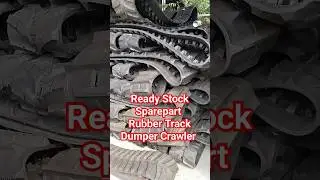 Sparepart Rubber Track Dumper Crawler #dumpercrawler #rubbertrack #sawit #kelapasawit #sparepart