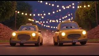 Giggle Taxi and the Ticklish Tires 🚕😂 Nursery Rhyme for Toddlers | Fun Kids Sing Along Songs