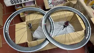 Cặp b&aacute;nh carbon m&aacute; nh&ocirc;m Token C55A (TBT- Titan Ceramic) ch&iacute;nh h&atilde;ng. TuanHD 0888.391.992