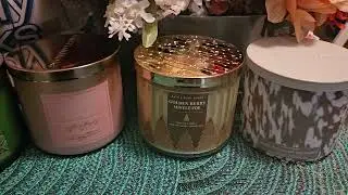 🍪Bath and Body Works Candle review. mix of winter and spring/summer candles.  scents in description🌴