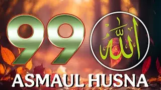 99 Names of ALLAH ASMAUL HUSNA اسماء الله الحسنی in Peaceful Voice By Alaa Aqel
