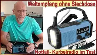 Blackout ready Stromausfall? Kurbelradio Notfallradio im Test - Was taugen Kurbel Solar Powerbank
