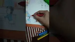 fun at school drawing 🎨🎨🎨#shorts #kidsvideo #kidsfun #artandfun #schoollife #schooltime 🎨🎨🎨🎨