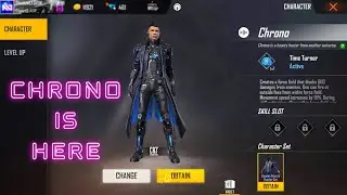 CHRONO IS HERE | FREE FIRE NEW CHARACTER | OPERATION CHRONO | Garena Free Fire 🔥