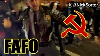 Трусливые полицейские Миннеаполиса УЗНАЮТ об этом, только когда УБЕГАЮТ от коммунистических бунто...