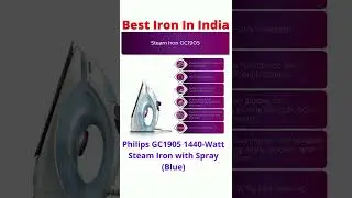 #shorts #Best Iron In India #Philips GC1905 1440-Watt Steam Iron with Spray (Blue)