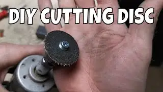 How To Make Cutting Disc For Dremel From Angle Grinder Cutting Disc | DIY TOOL