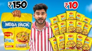 ₹150 Big Maggi  vs  ₹150 Small Maggi || किसमे ज़्यादा मैगी निकलेगी ?
