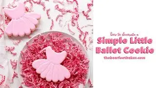 How to Decorate a Simple Little Ballet Cookie
