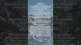 Unto Us a Child is Born #scripture #Isaiah9:6-7 #Job5:9 #Psalm20  #itsChristmas #cecewinan #Jesus
