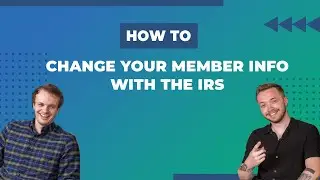 How to change your member info with the IRS