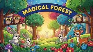🌳✨ Magical Forest | Fun Learning Song for Kids & Toddlers | Happy Tales & Tunes