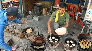 Yummy Khmer Traditional Roast Egg Cake |Malis StreetFood Guide