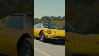 Ferrari Dino 246 GTS 1972 года выпуска, доставленный в Европу, в заводской ливрее Giallo Fly over...