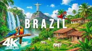 Brazil 4K | Dreamlike Tropical Landscape – Emerald Forests, Golden Shores & Natural Harmony