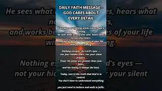 God Is Working in Silence 🙏✨ #FaithMessage #GodIsInControl #ChristianInspiration