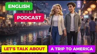 Two Friends Talk About a Trip to America || Easy English Conversation || Real-Life Speaking Practice