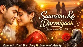 Saanson Ke Darmiyaan | Romantic Hindi Duet Song | Emotional Melody | Sandalwood Geet |Love Song 2025