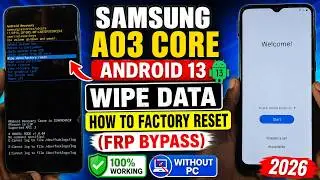 Как сделать полный сброс настроек Samsung A03 Core без компьютера 2026