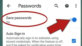 Password Chrome Settings | Chrome Save Password | Chrome Save Password Manually