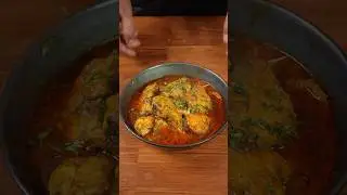 🔥 ASMR Bihari Fish Curry | Mustard Masala | Satisfying Cooking Sounds #shorts #asmr