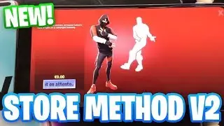 UPDATED STORE METHOD V2 FOR FREE IKONIK SKIN IN FORTNITE! (Samsung S10 promo)