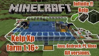 minecraft kelp farm 1.16 |  bedrock kelp farm