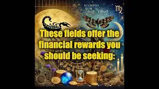 Scorpio Sun, Virgo Moon - Career Paths for Wealth and Success #ScorpioSun #VirgoMoon #CareerSuccess