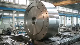 Forging giant shafts with a 3000 ton hydraulic press! & Heavy Industrial Production Process