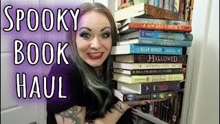 SPOOKY BOOK HAUL | LEAHMOUSE