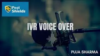 Голосовое управление интерактивным голосовым меню (IVR) для Pest Shields &mdash; Пуджа Шарма #voicesbypuja #IVR #PestShields