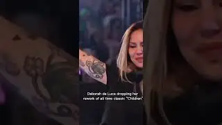 Deborah de Luca playing &ldquo;Children&rdquo; by Robert Miles. Lovely techno rework by DDL #techno #dj #rave