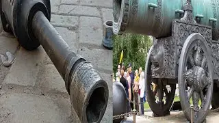 It's not a cannon in a square, it's a bullet gun in a tire shop
