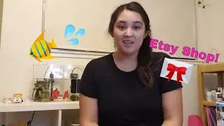 Etsy Merch Aquarium Set-up and Betta-buddy Social Hour!