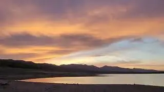 Sunset: Bermuda Flat Recreation Area Panorama