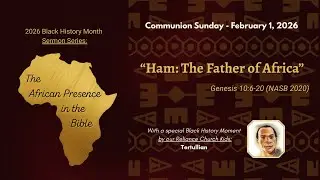 The African Presence in the Bible | 