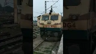 PUNE 12382 WDG4 Standing in Akola Loco Sidings.