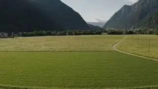 Offene Agrarlandschaft des Talbodens