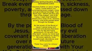 BREAK FREE From Generational Curses with This Powerful Prayer