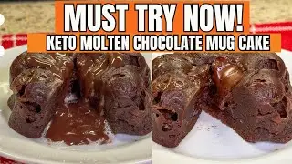 No Bake, No Problem: The Ultimate Microwave Lava Cake - Keto Low Carb