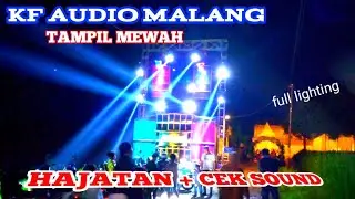 HAJATAN HOREG + CEK SOUND KF AUDIO FULL LIGHTING 12 SUB TAMPIL MEWAH