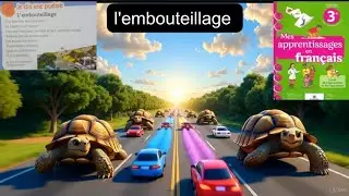 L'embouteillage : po&eacute;sie/ mes apprentissage en fran&ccedil;ais 3 aep page 74 /unit&eacute; 2 