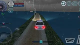 Driving with police car in flooded village road part 2 | Android game play | Rescue